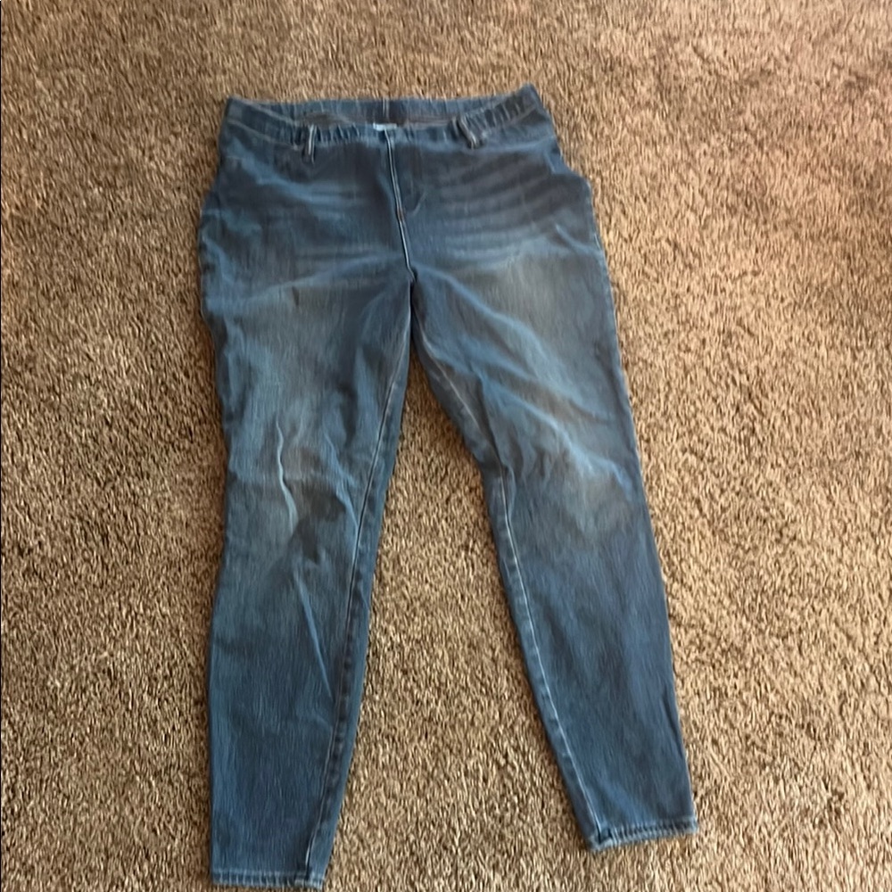 Time and Tru Women's Skinny Jeans - Denim Blue